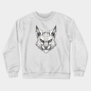 Fantasy geometric fox Crewneck Sweatshirt